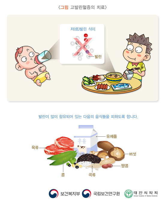 고발린혈증의 치료